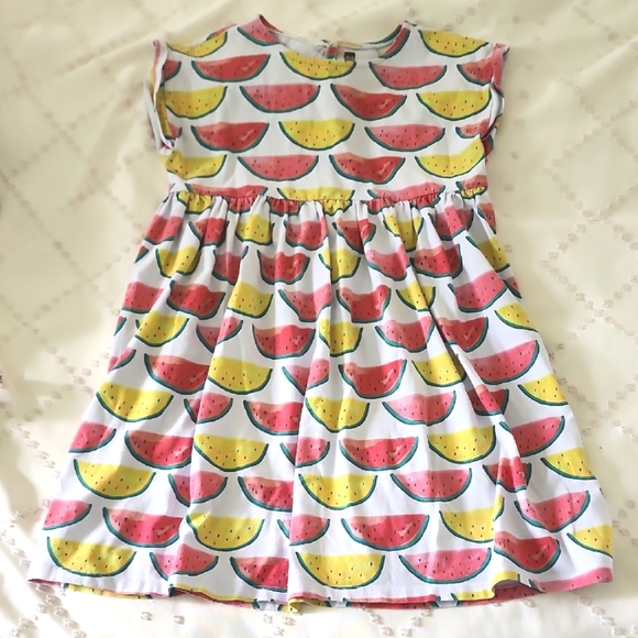 Tea Collection Watermelon Dress Size 14 Girls - Picture 1 of 4